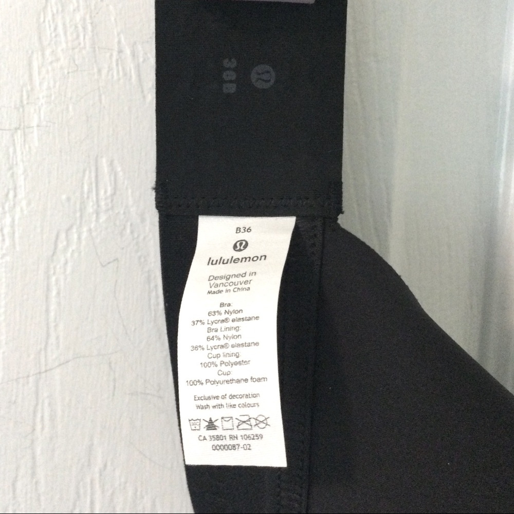 🖤Lululemon Fine Form Convertible Bra 36B - Picture 14 of 15